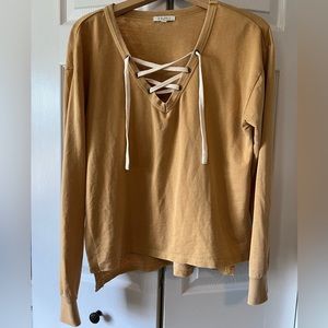 Z Supply top size M yellow